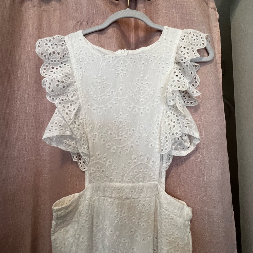 White jumpsuit